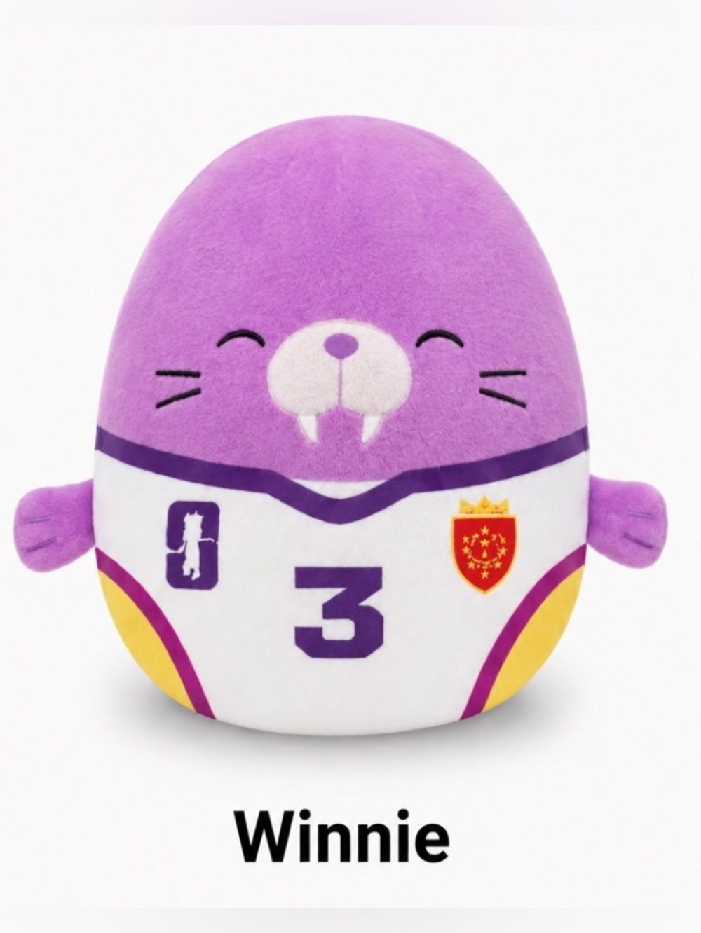 Winnie Walrus Squishmallow Plush World Cup McDonalds Happy Meal Toy